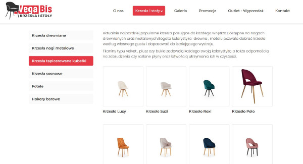 Krzesło tapicerowane